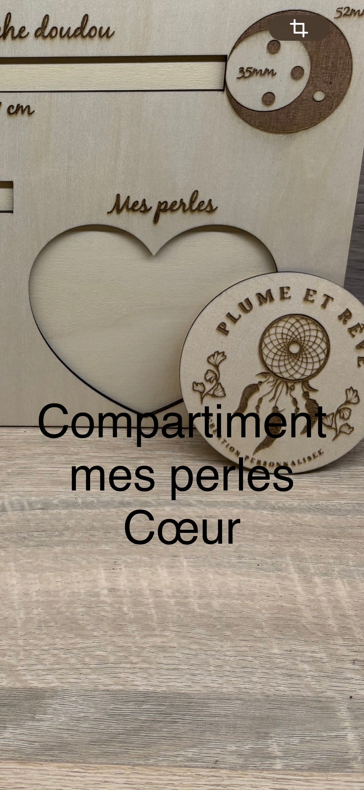 Planche gabarit attache tétine