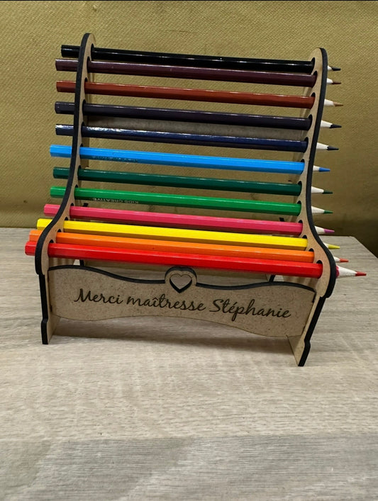 Banc avec crayon