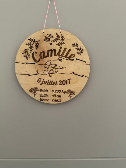 Porte bracelet de naissance